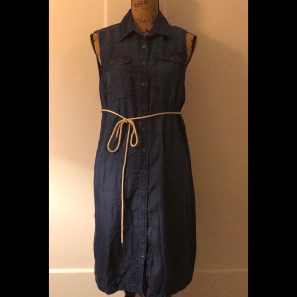 Liz Lange maternity denim dress